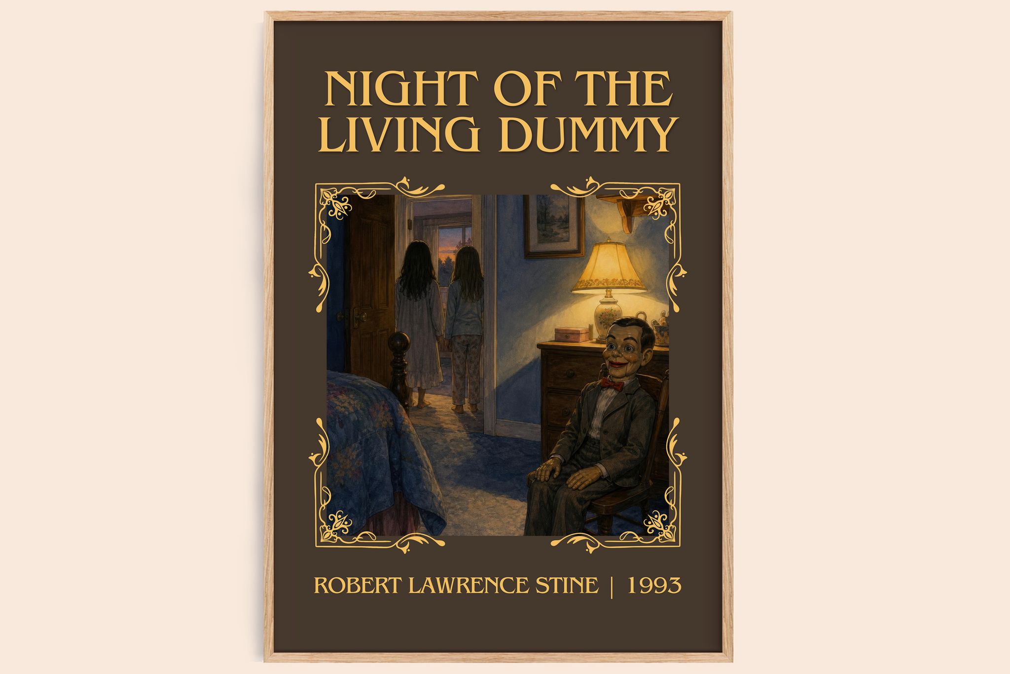Night of the Living Dummy Classic Book Art Print by R. Stine