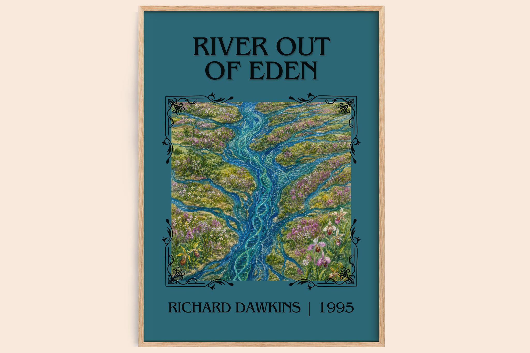 River out of Eden Classic Book Art Print by Richard Dawkins