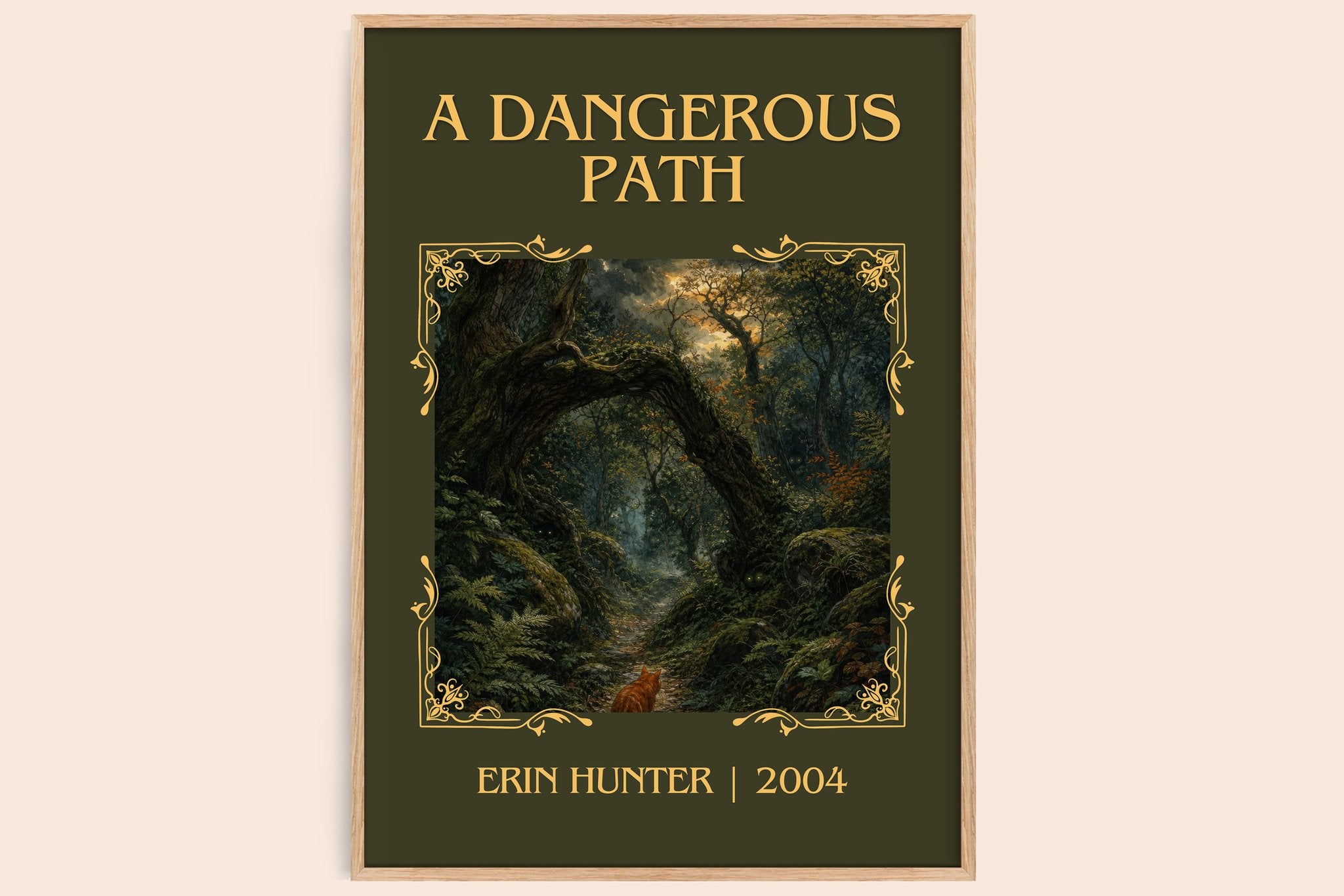 A Dangerous Path Classic Book Art Print by Erin Hunter