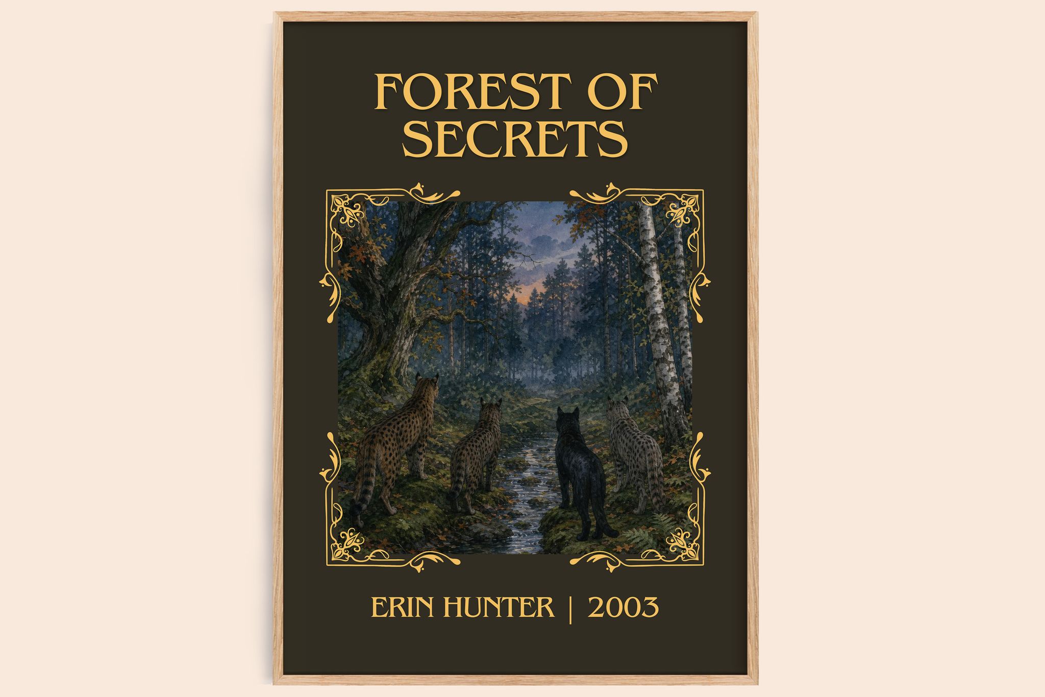 Forest of Secrets Classic Book Art Print by Erin Hunter