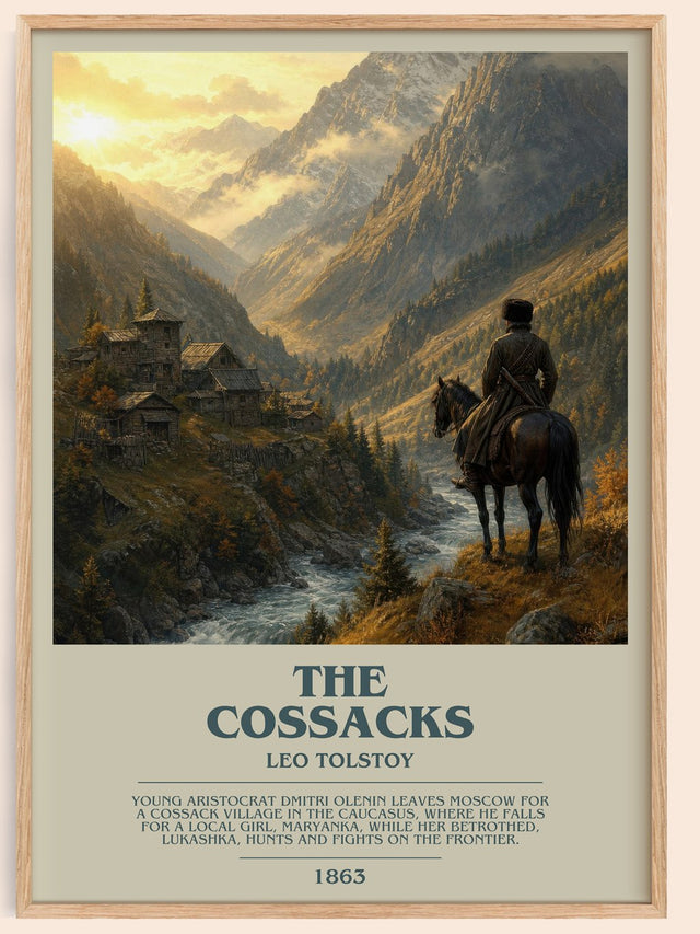 The Cossacks Bookish Wall Art by Leo Tolstoy