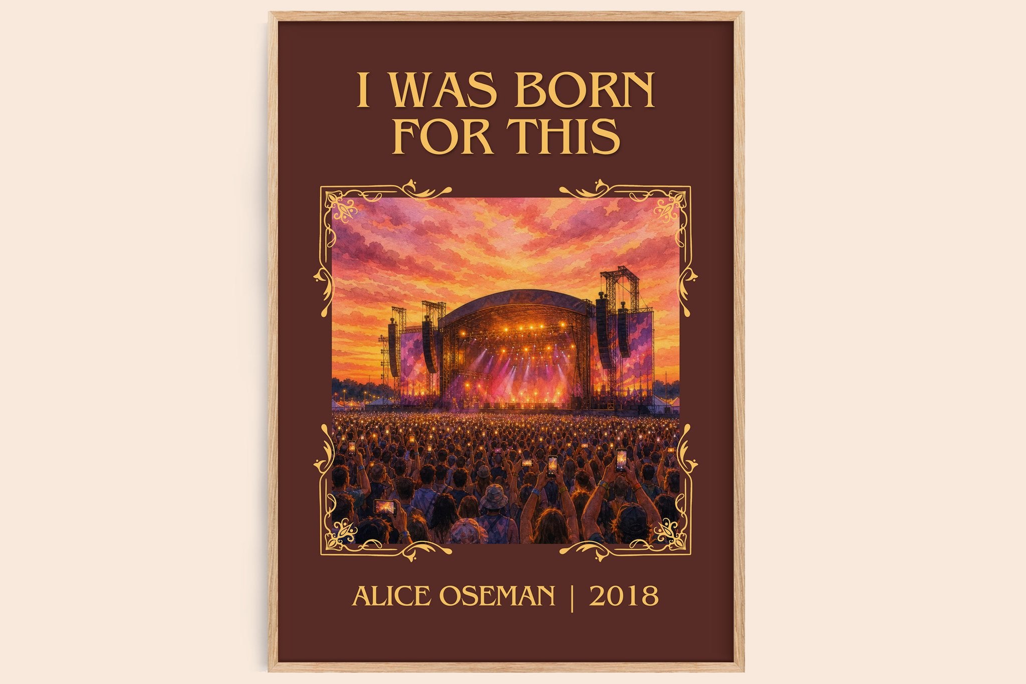 I Was Born for This Classic Book Art Print by Alice Oseman