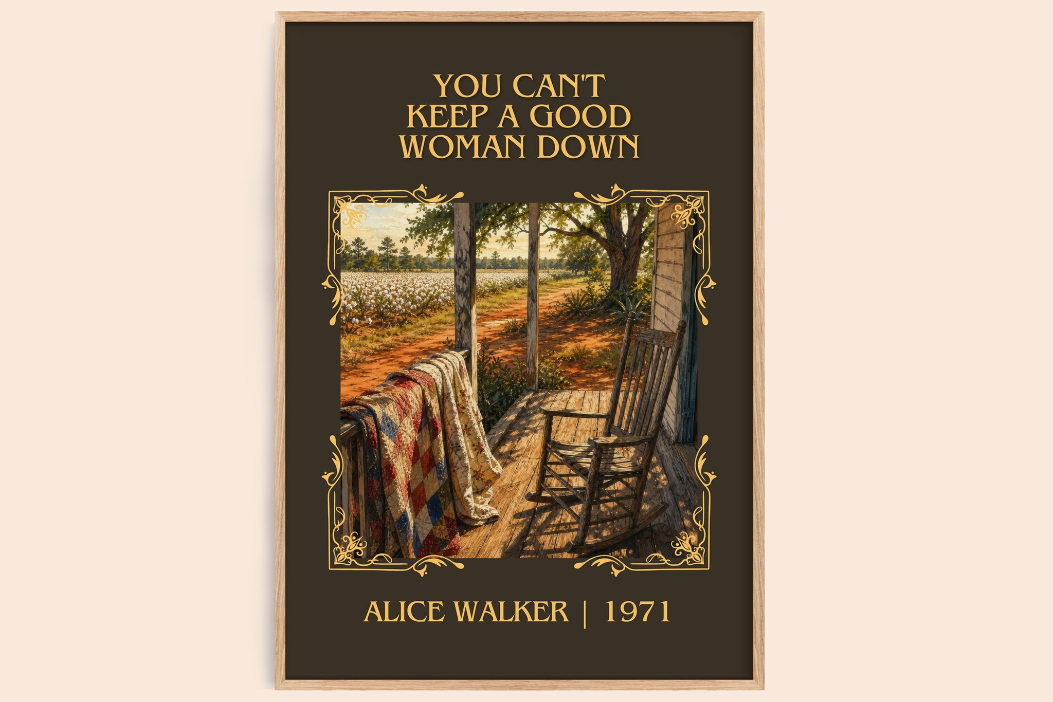 You Can't Keep a Good Woman Down Classic Book Art Print by A. Walker