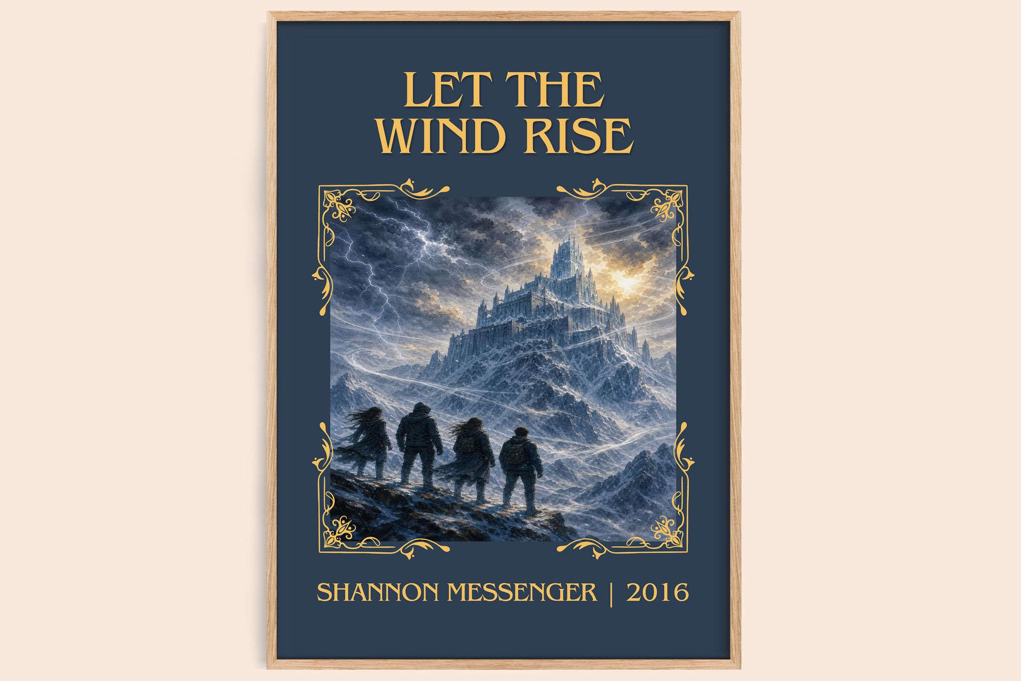 Let the Wind Rise Classic Book Art Print by Shannon Messenger