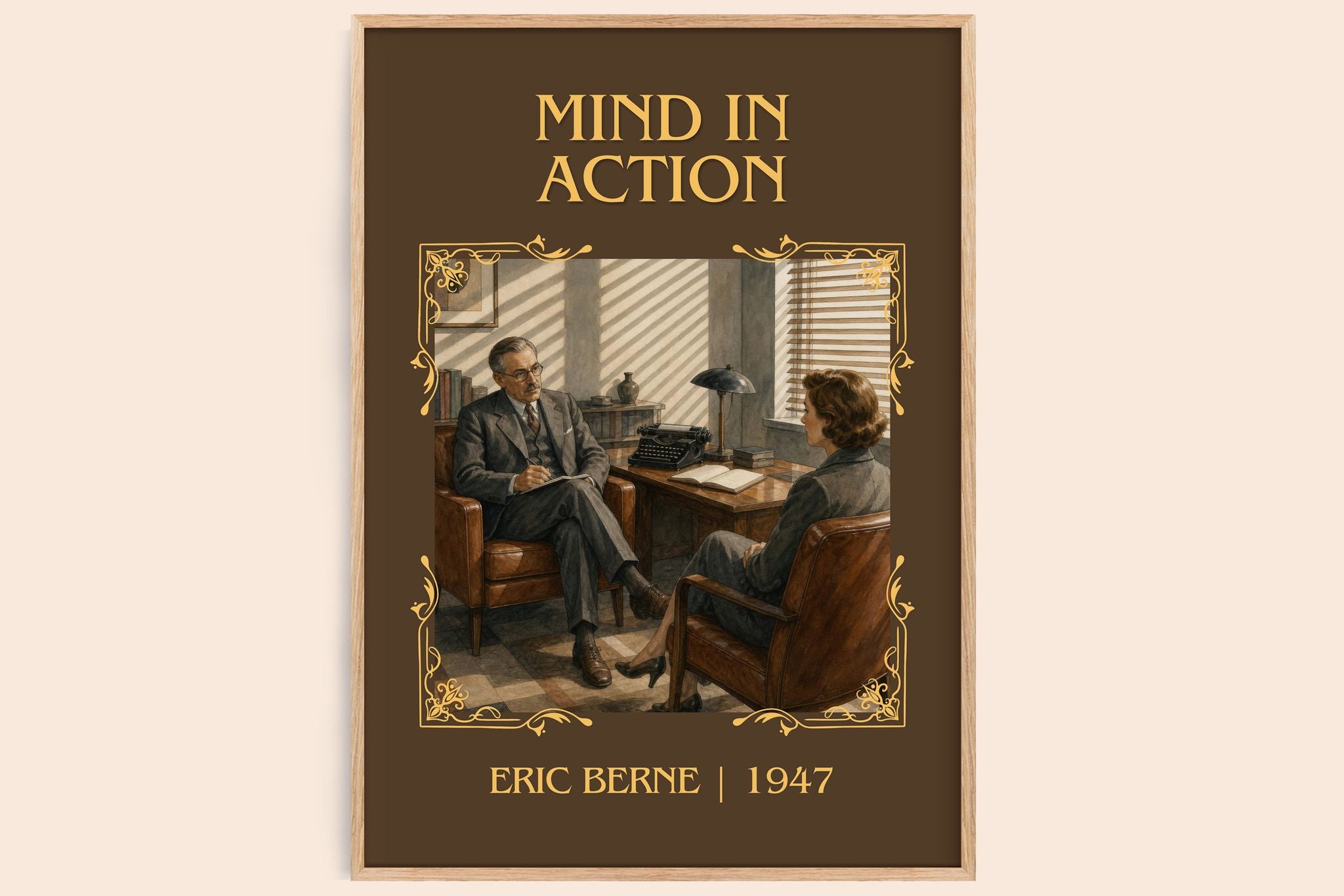 Mind in action Classic Book Art Print by Eric Berne