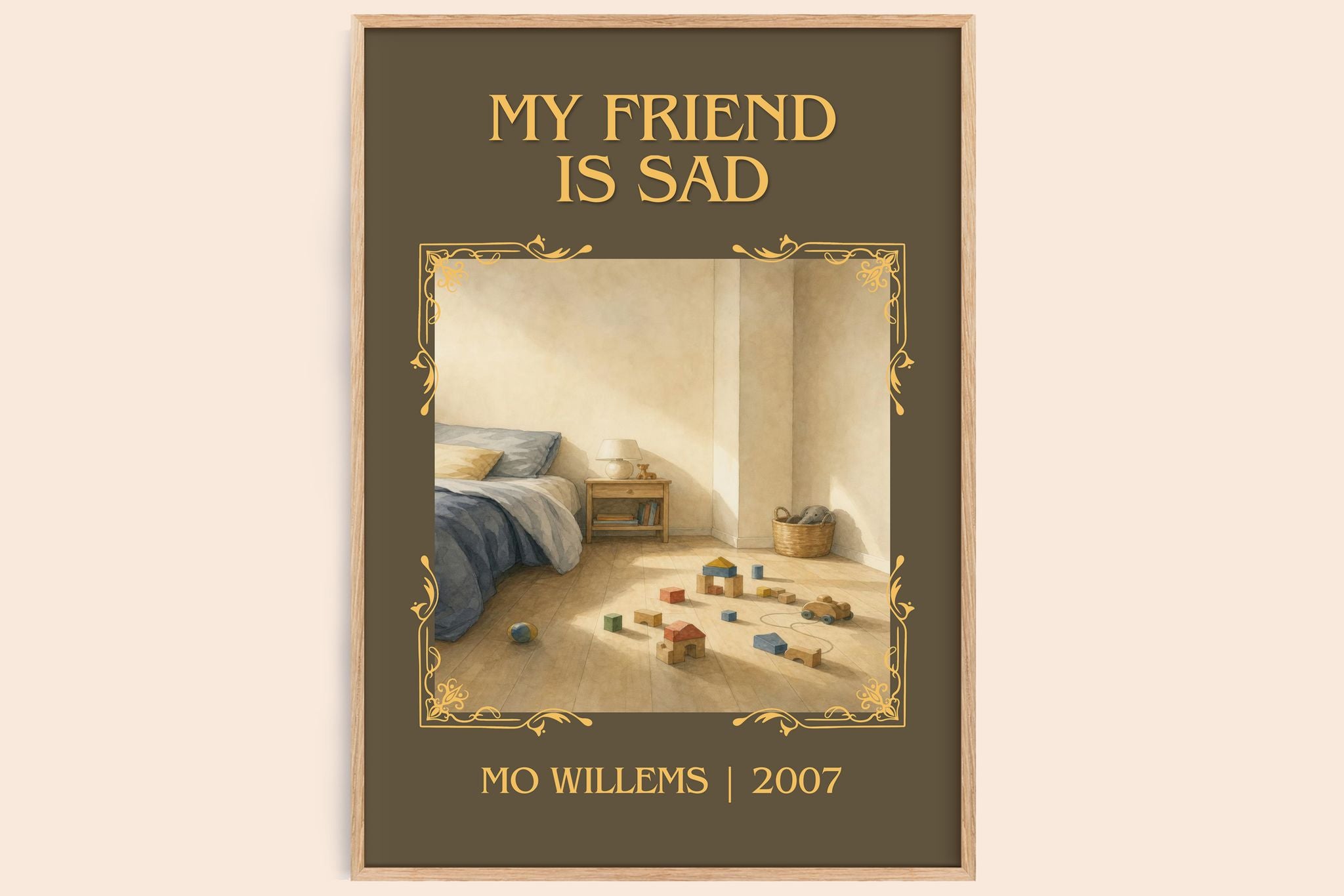 My Friend is Sad Classic Book Art Print by Mo Willems