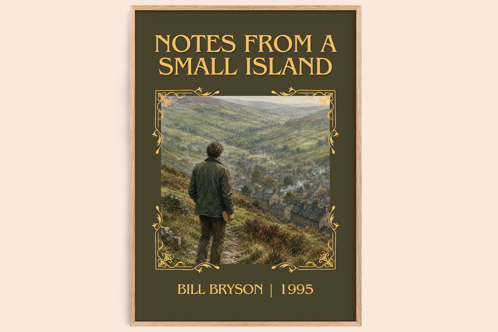 Notes from a small island Classic Book Art Print by Bill Bryson