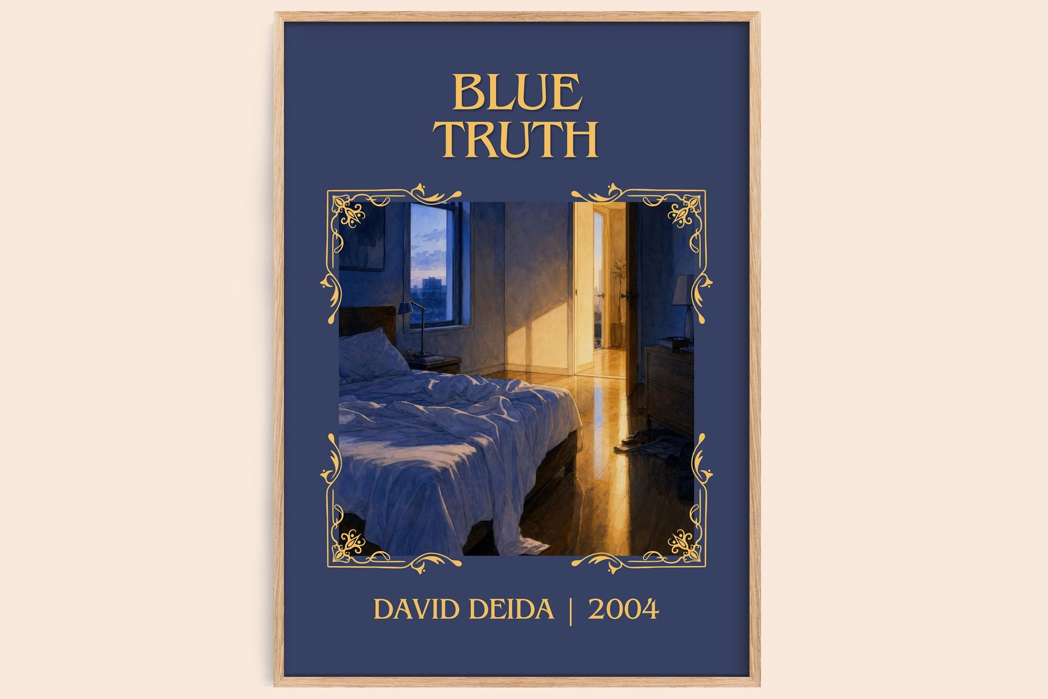 Blue Truth Classic Book Art Print by David Deida