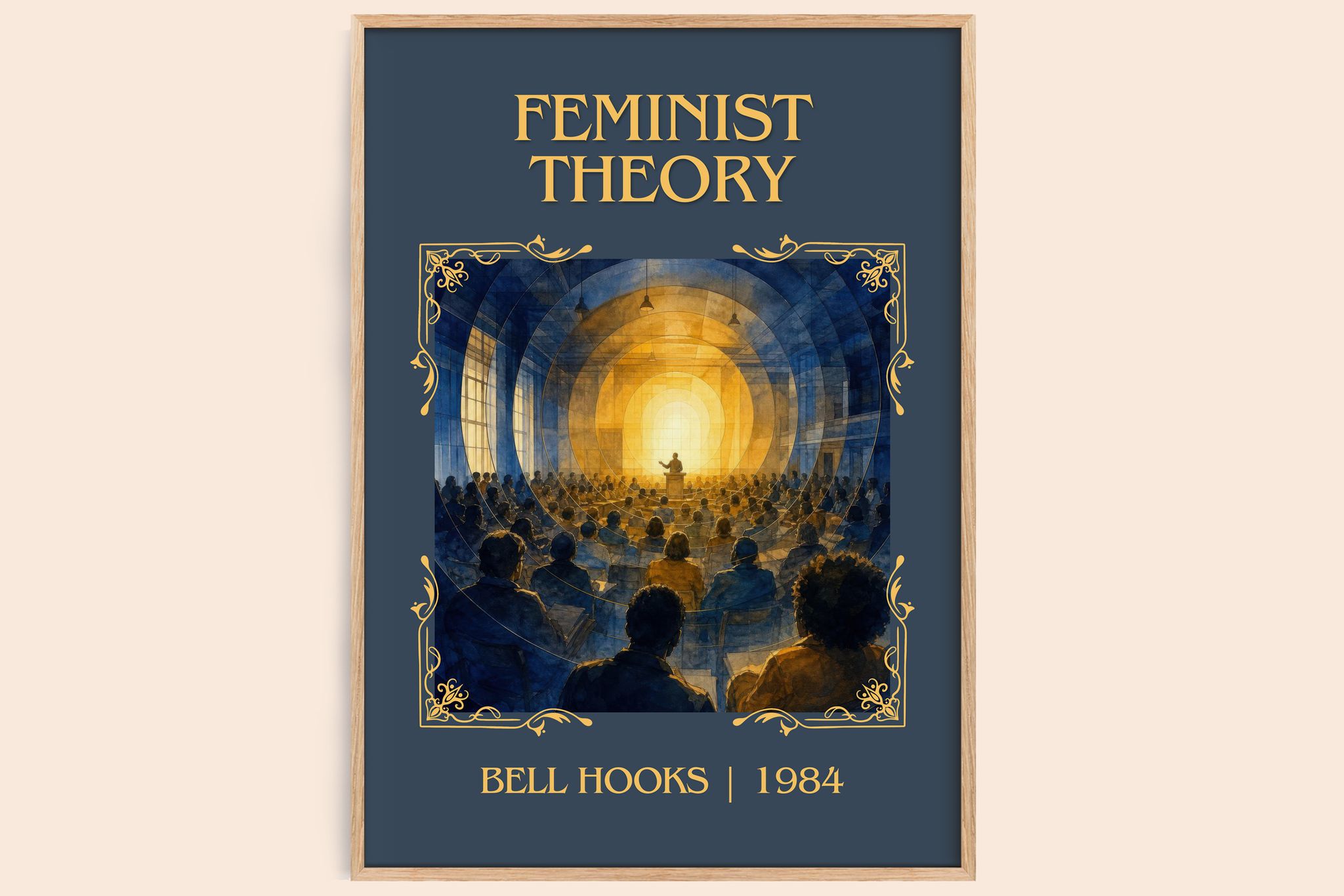 Feminist theory Classic Book Art Print by Bell Hooks