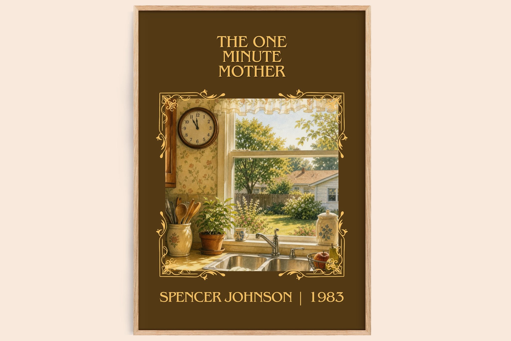 The one minute mother Classic Book Art Print by Spencer Johnson