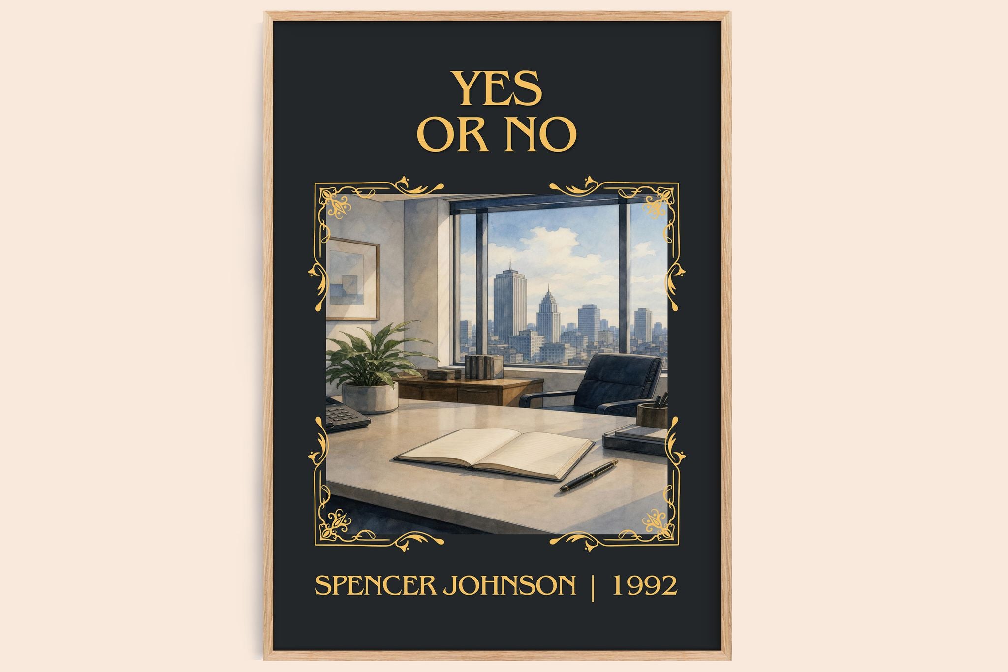 Yes or No Classic Book Art Print by Spencer Johnson