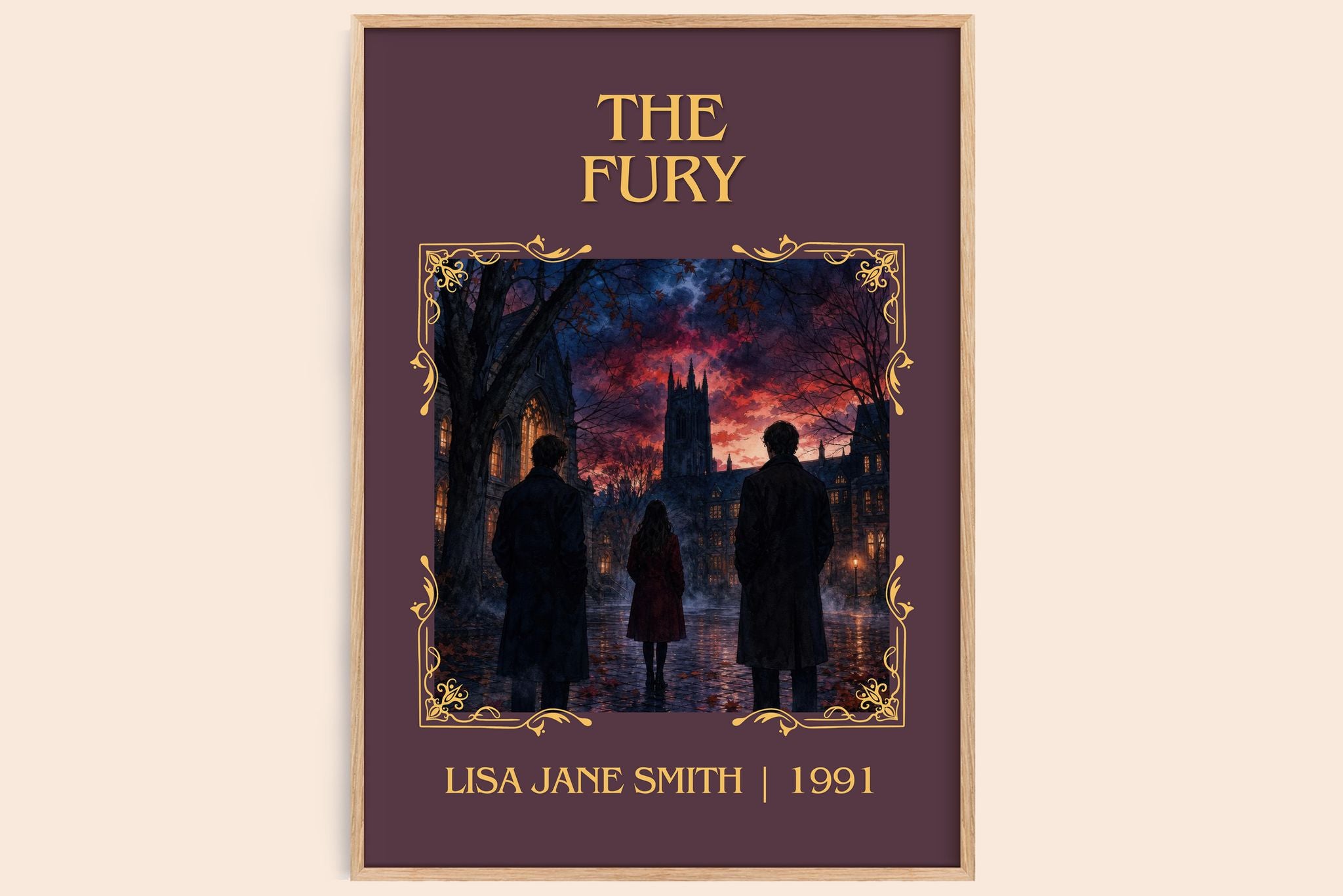 The Fury Classic Book Art Print by Lisa Jane Smith