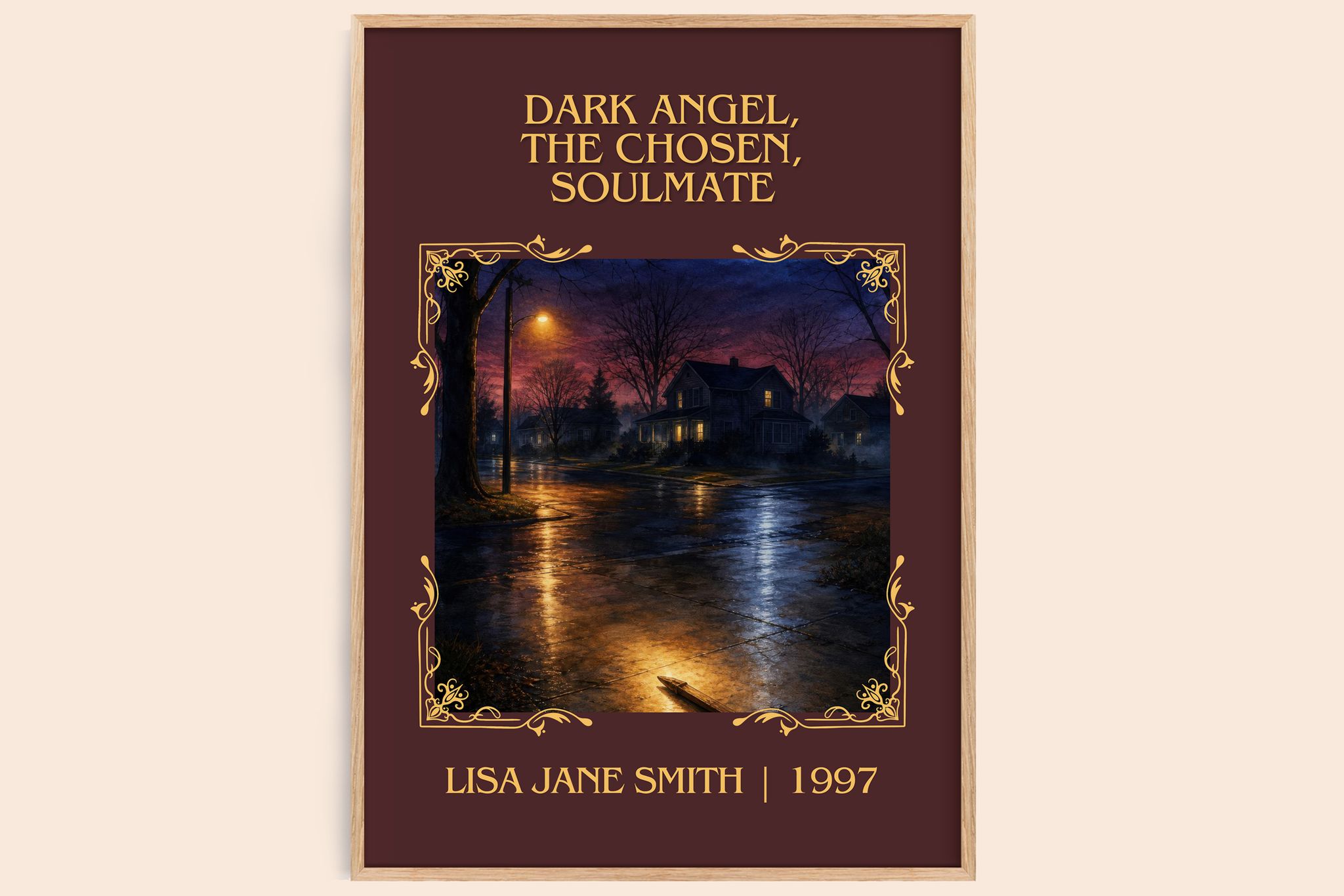 Dark Angel, The Chosen, Soulmate Classic Book Art Print by L. Smith