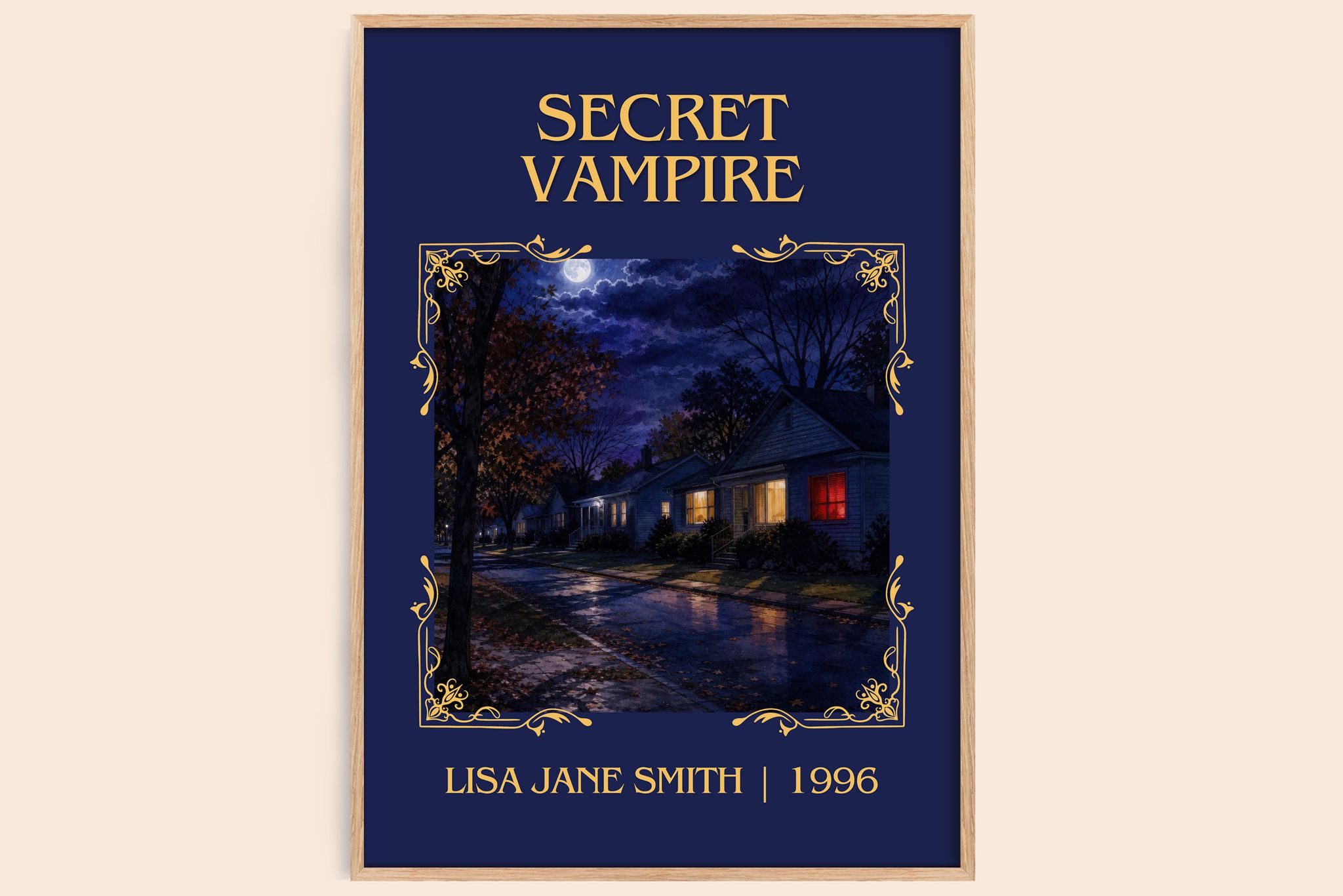Secret vampire Classic Book Art Print by Lisa Jane Smith