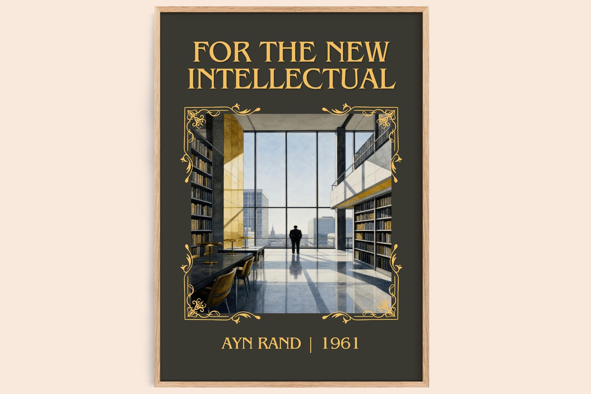 For the New Intellectual Classic Book Art Print by Ayn Rand