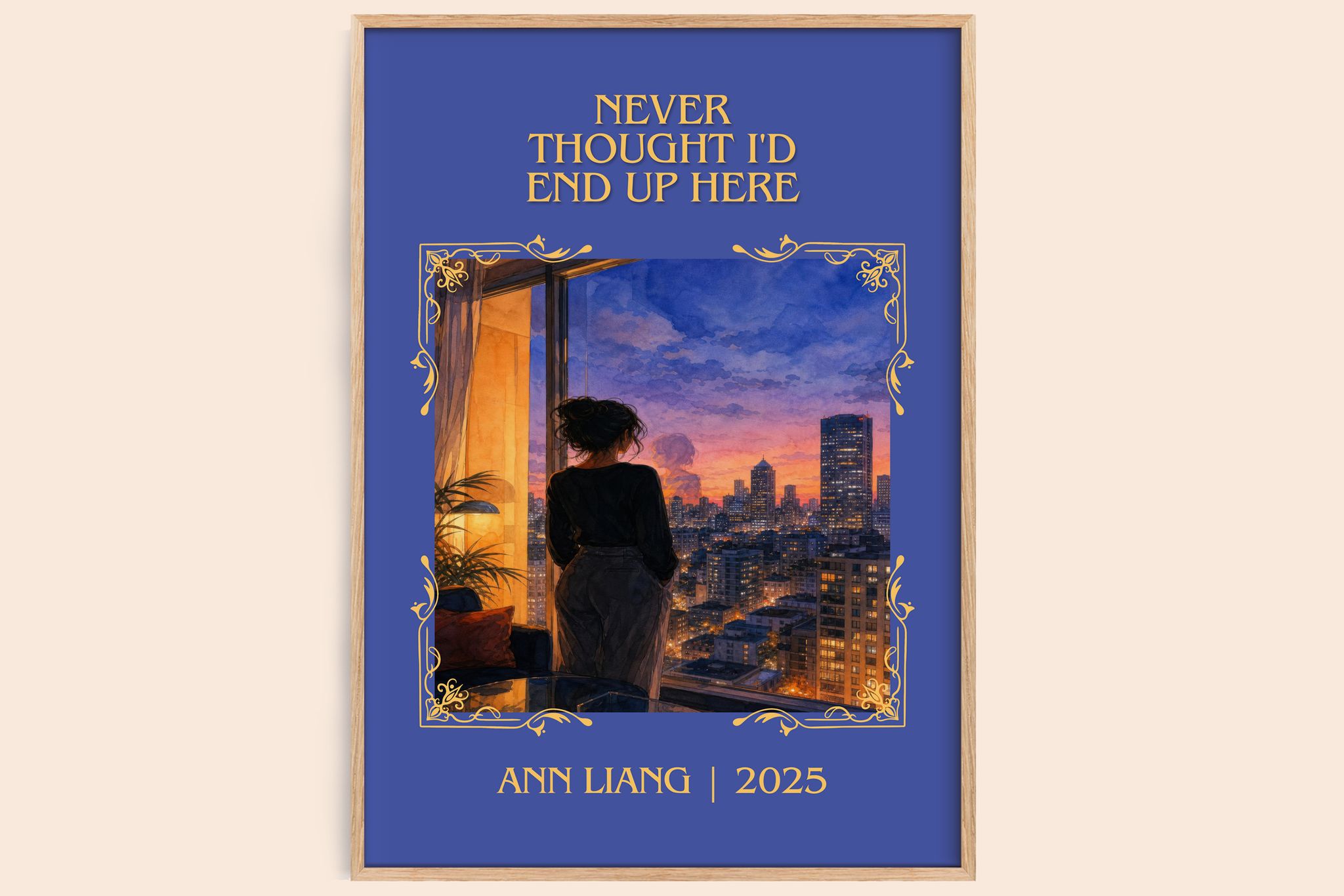 Never Thought I'd End Up Here Classic Book Art Print by Ann Liang