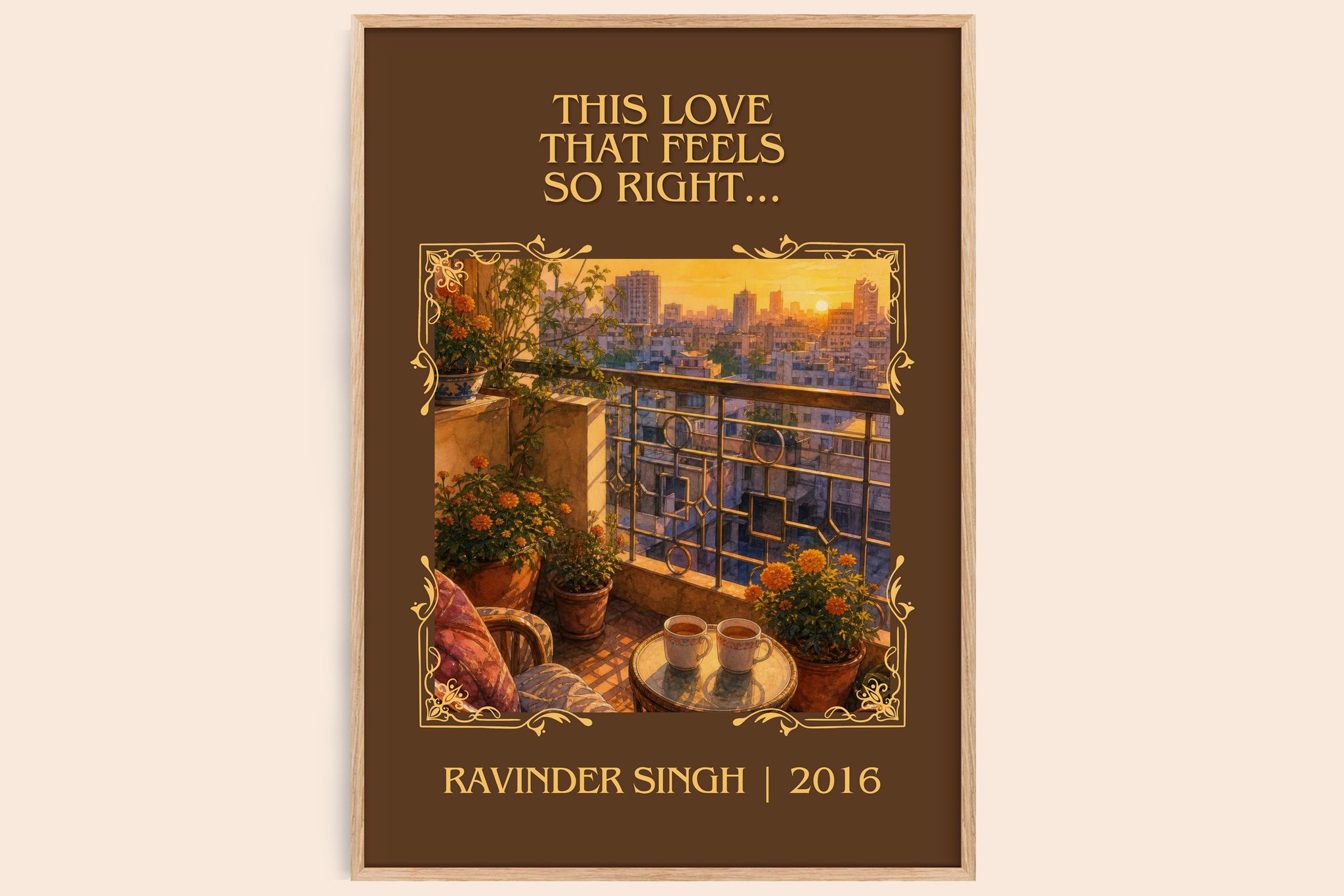 This Love that Feels So Right... Classic Book Art Print by R. Singh