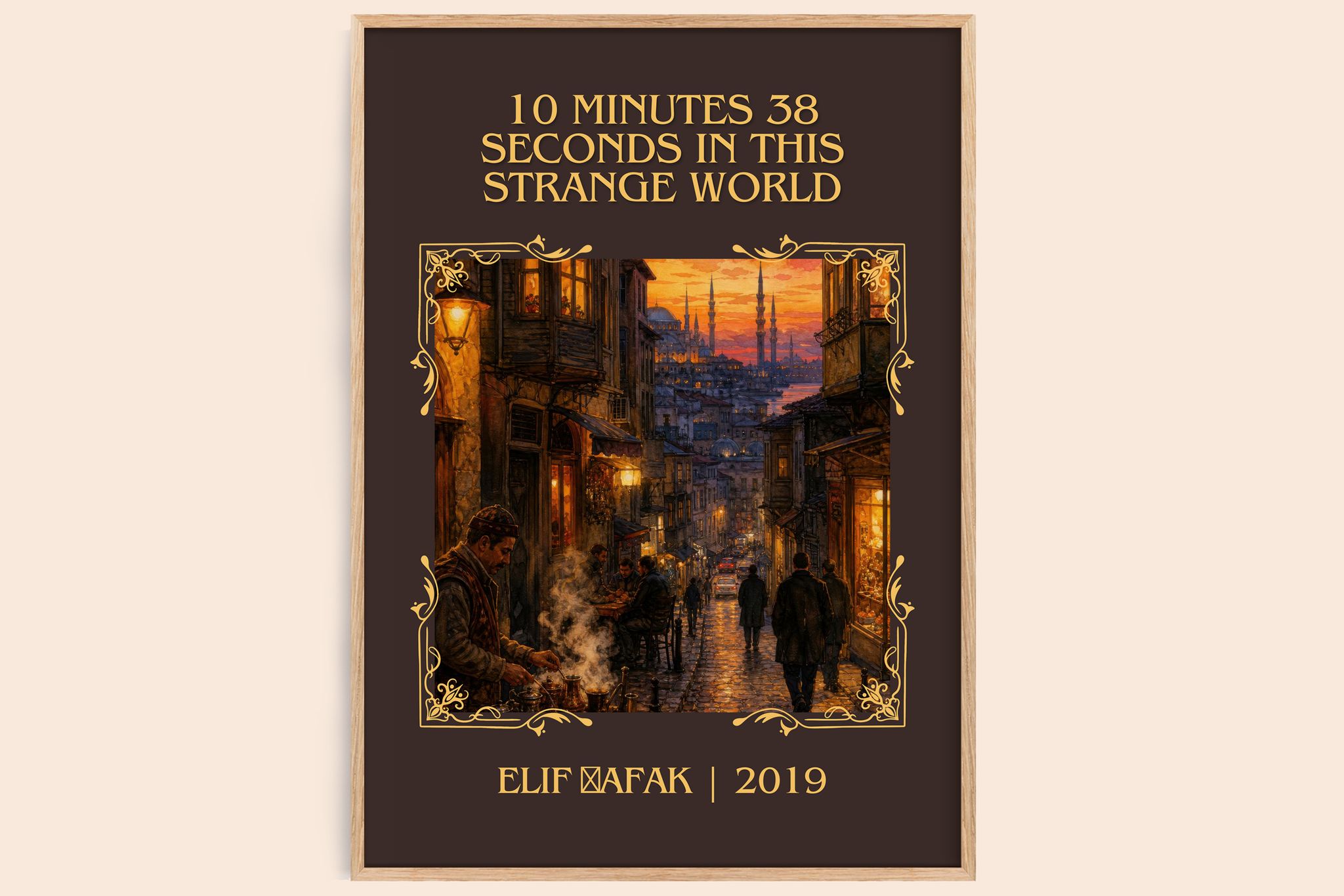 10 Minutes 38 Seconds in This Strange World Classic Book Art Print by Elif Şafak