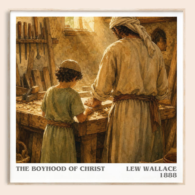 The Boyhood Of Christ Literary Art Print by Lew Wallace