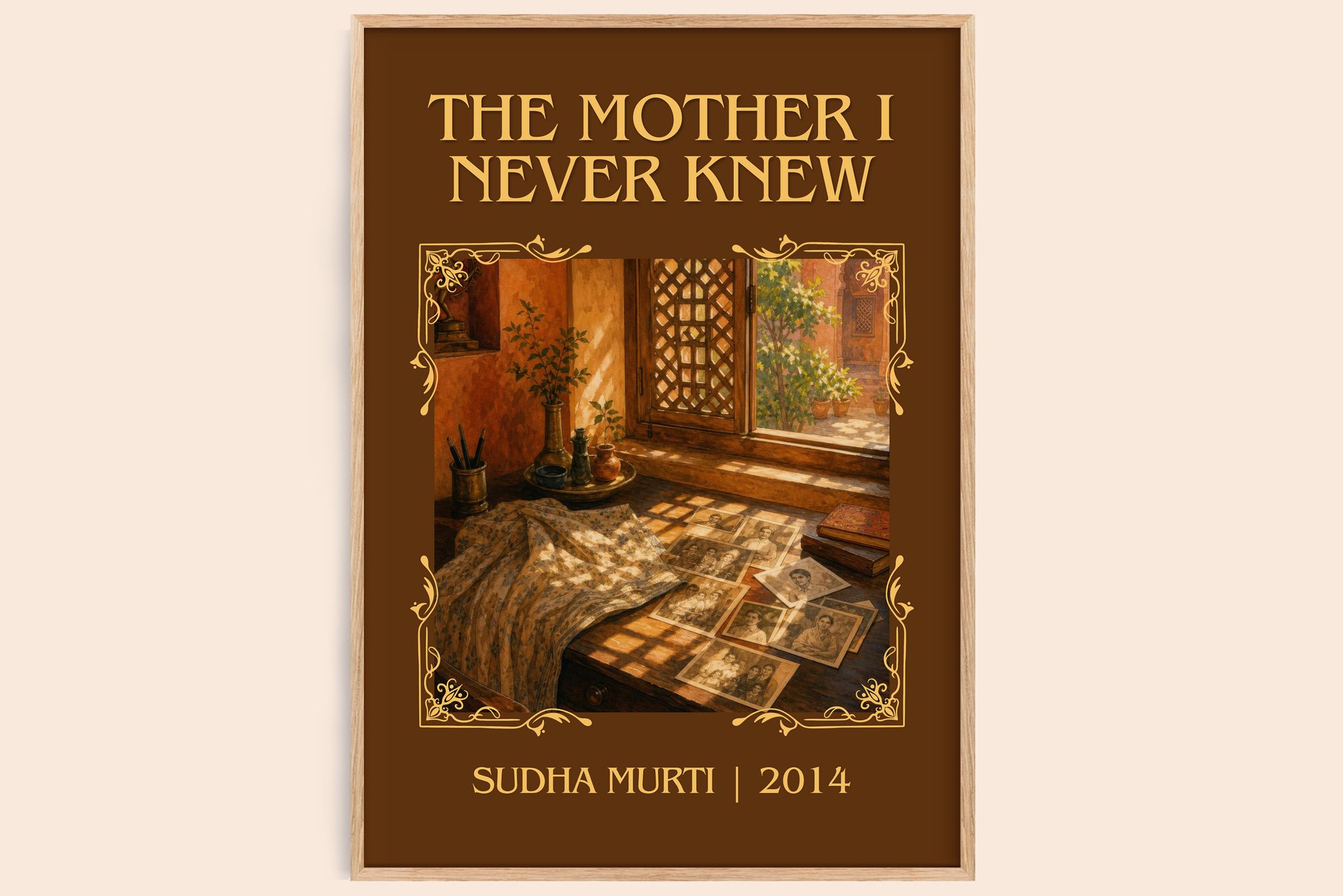 The Mother I Never Knew Classic Book Art Print by Sudha Murti
