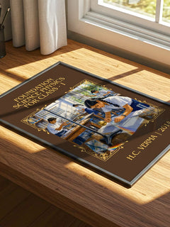 Foundation Science Physics for Class – print on a sunlit desk