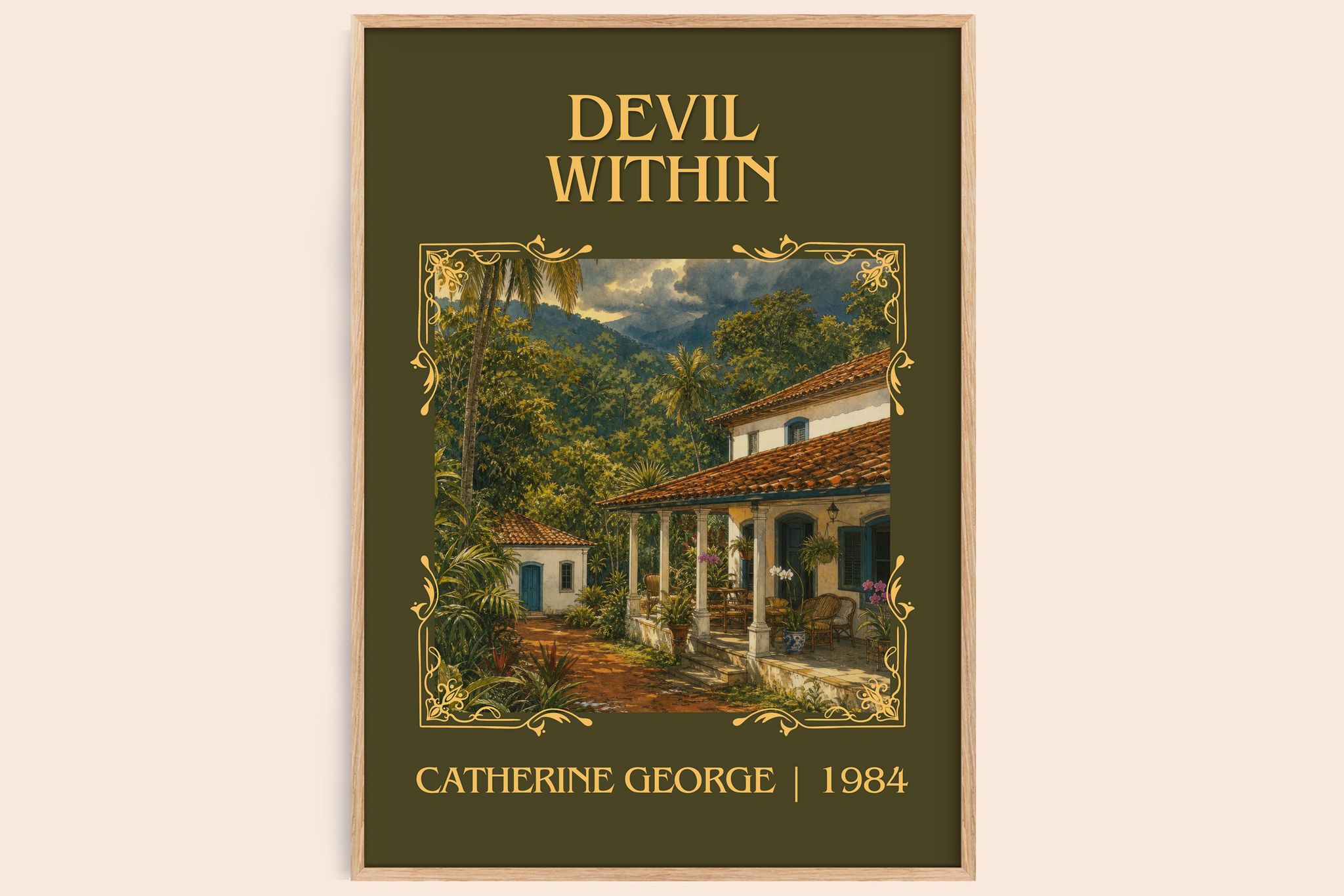 Devil Within Classic Book Art Print by Catherine George