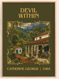 Devil Within Classic Book Art Print by Catherine George – book poster