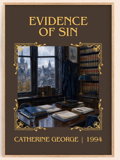Evidence of Sin Classic Book Art Print by Catherine George – book poster