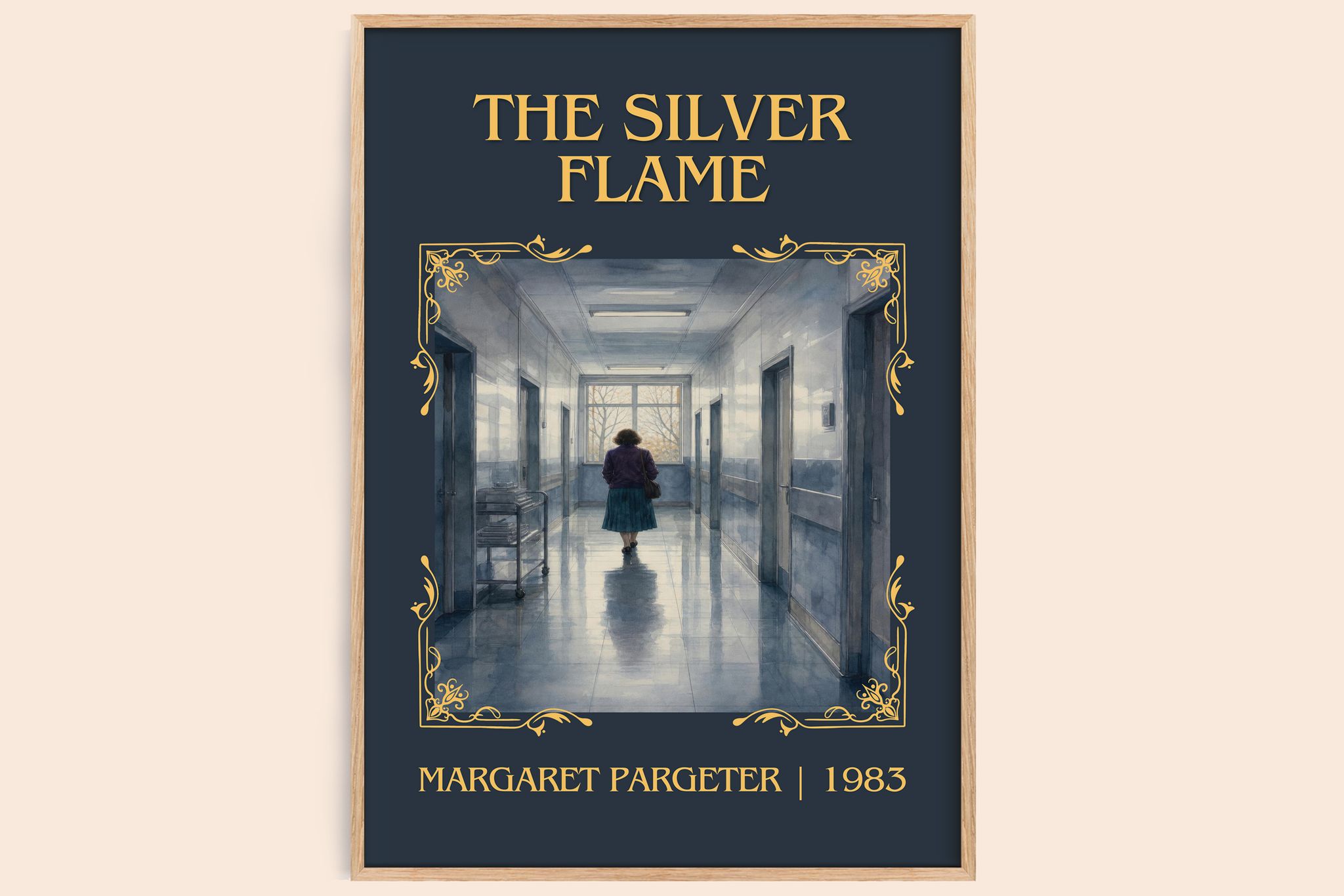 The silver flame Classic Book Art Print by Margaret Pargeter