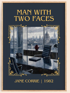 Man with two faces Classic Book Art Print by Jane Corrie – book poster