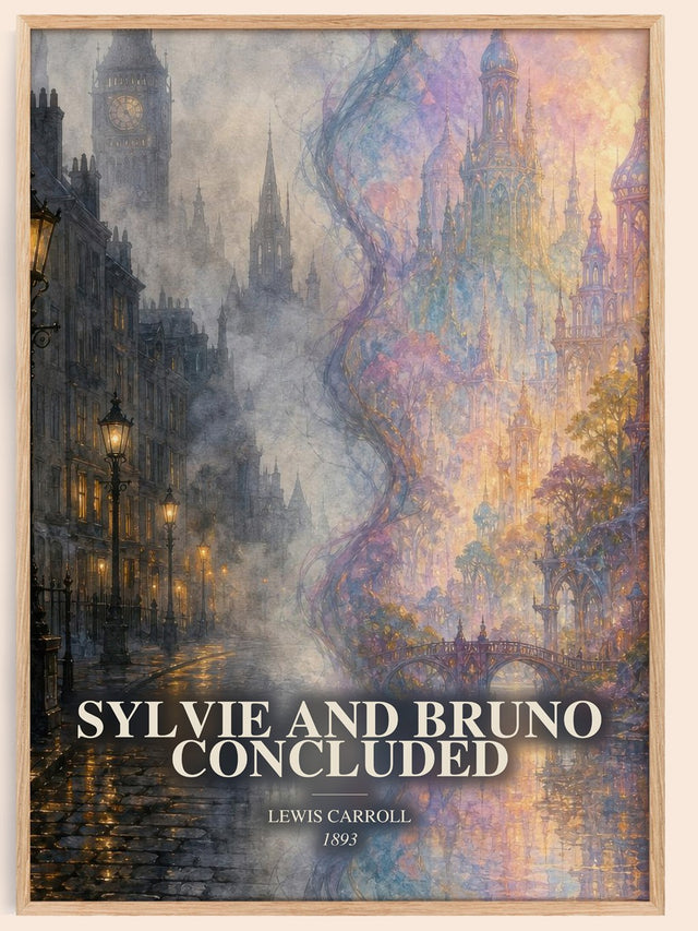 Sylvie And Bruno Concluded Book Watercolour Illustration by L. Carroll