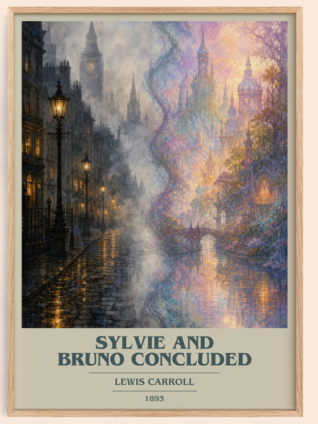 Sylvie And Bruno Concluded Book Cover Poster by Lewis Carroll