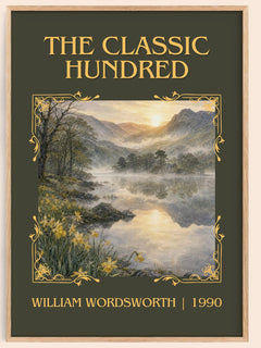 The Classic Hundred Classic Book Art Print by William Wordsworth – book poster