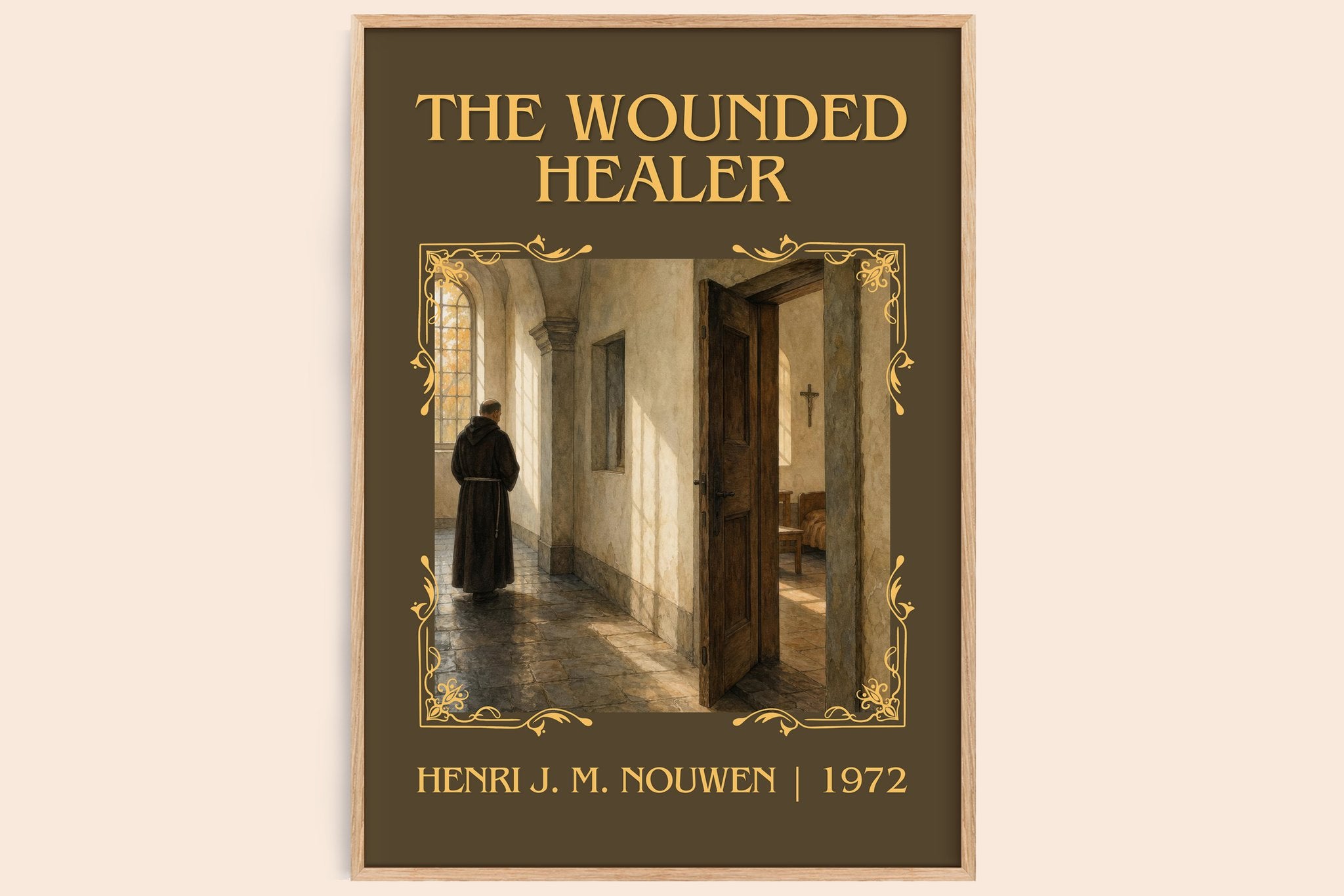 The wounded healer Classic Book Art Print by Henri J. M. Nouwen