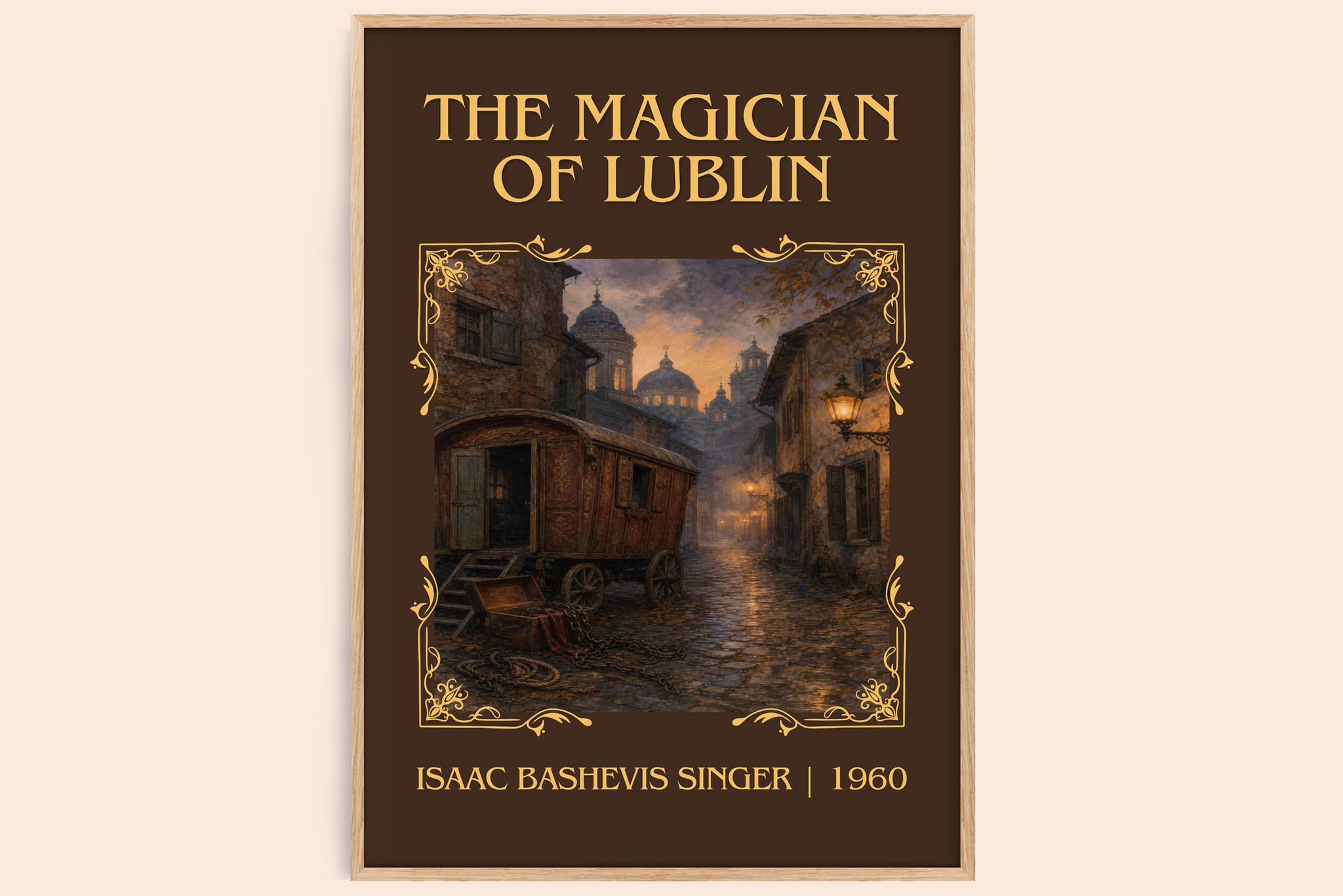 The magician of Lublin Classic Book Art Print by Isaac Bashevis Singer
