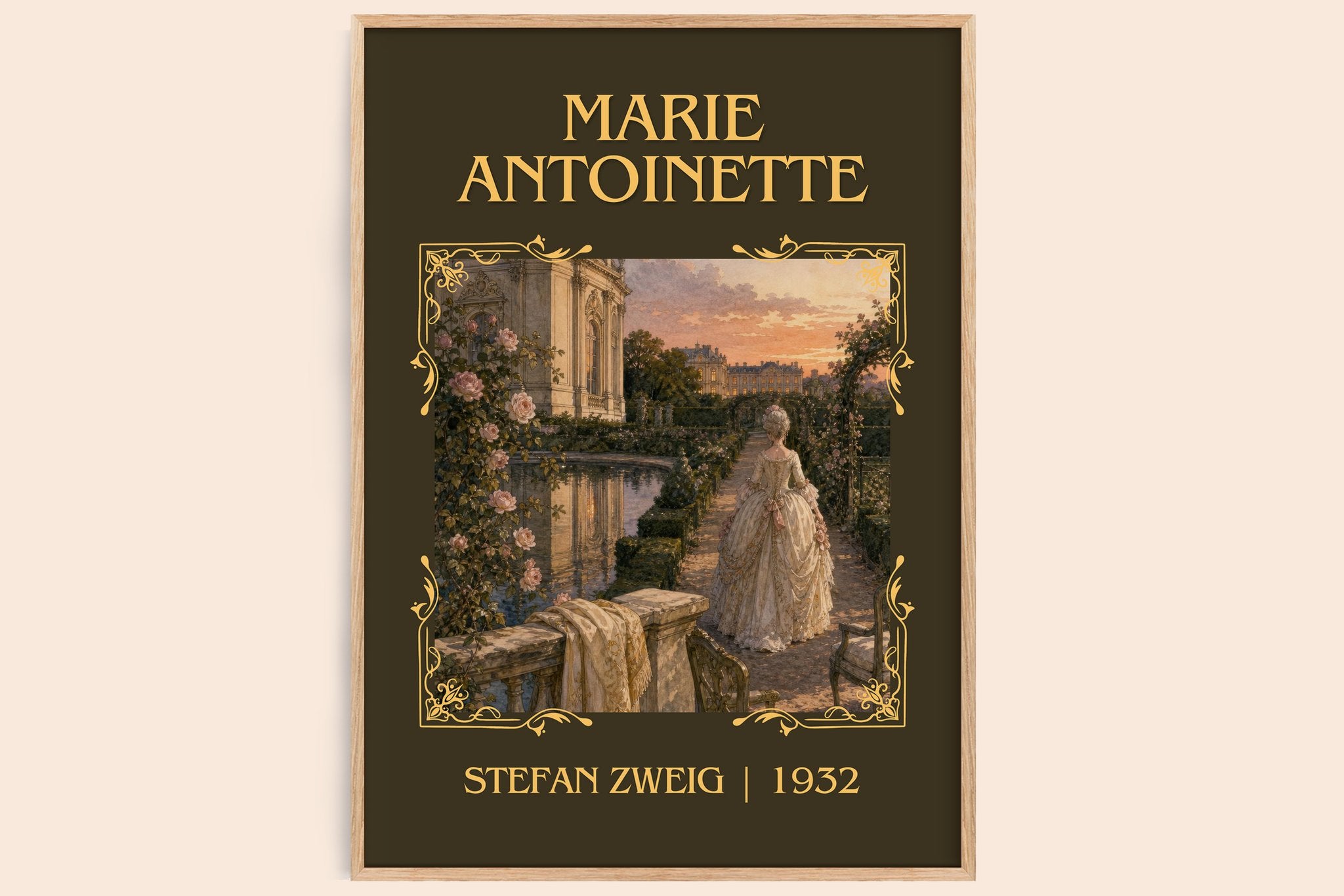 Marie Antoinette Classic Book Art Print by Stefan Zweig