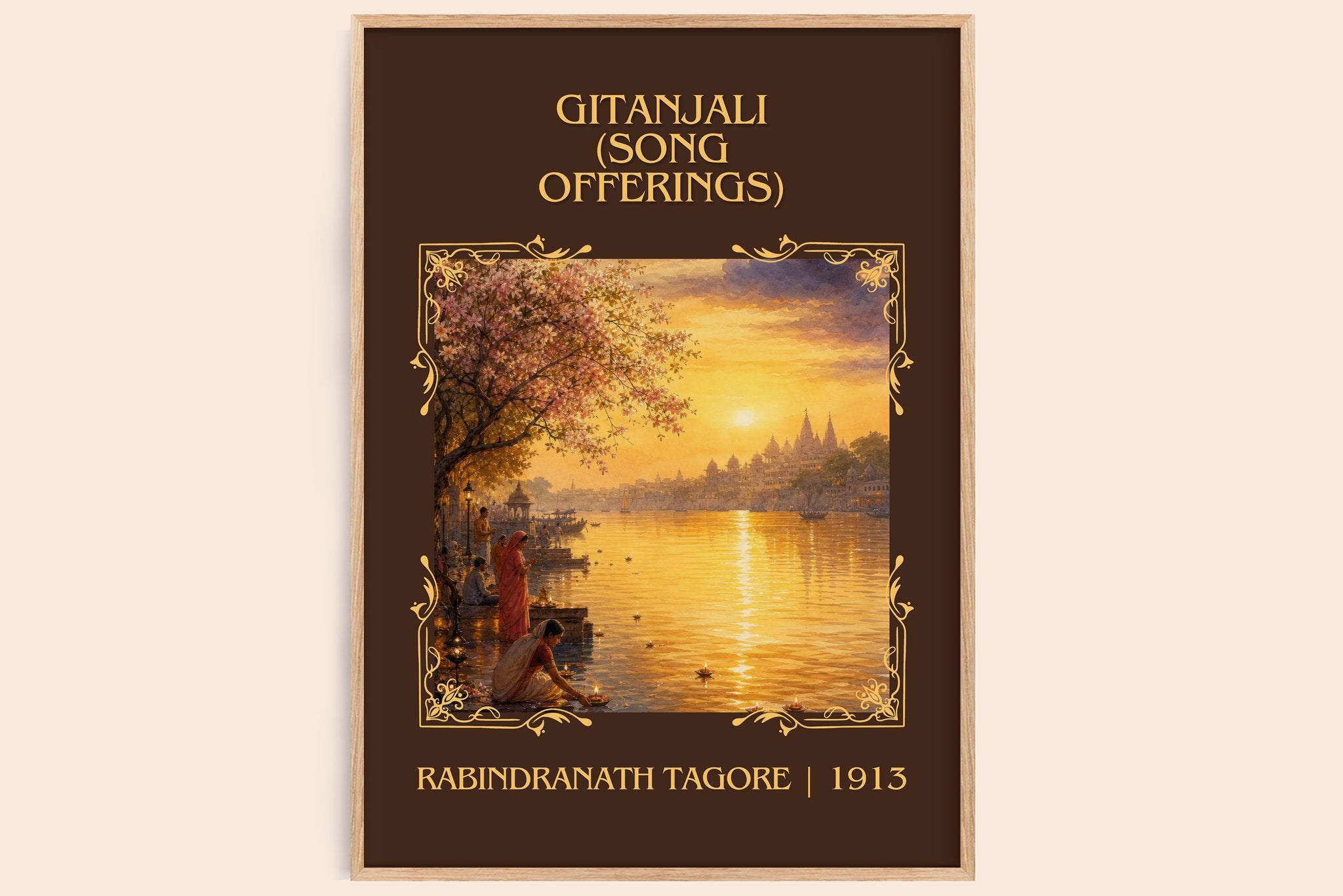 Gitanjali (song offerings) Classic Book Art Print by R. Tagore