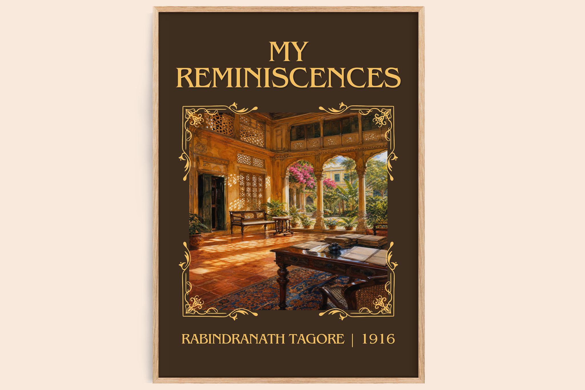 My Reminiscences Classic Book Art Print by Rabindranath Tagore