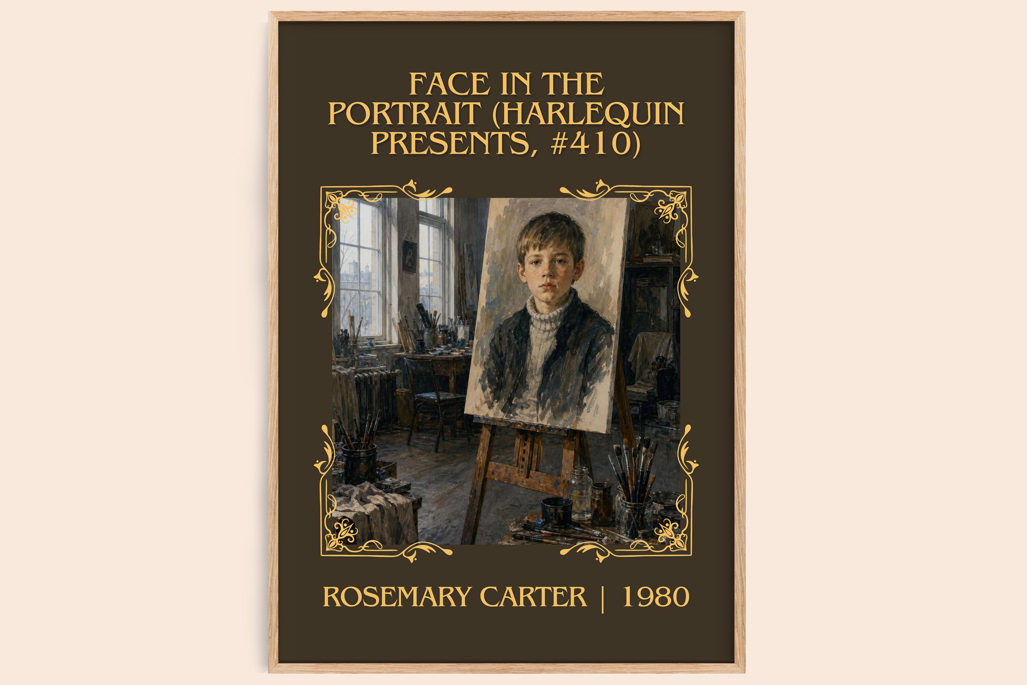 Face in the Portrait (Harlequin Presents, #410) Classic Book Art Print by Rosemary Carter