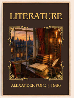 Literature Classic Book Art Print by Alexander Pope – book poster