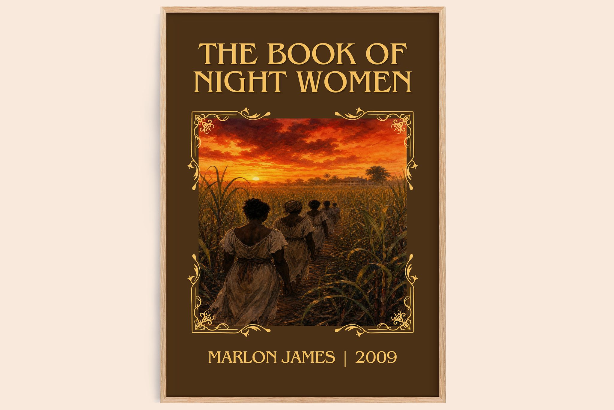 The book of night women Classic Book Art Print by Marlon James