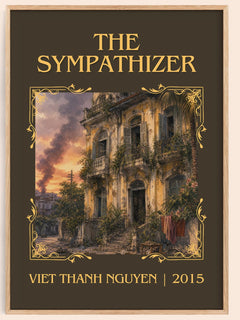 The Sympathizer Classic Book Art Print by Viet Thanh Nguyen – book poster