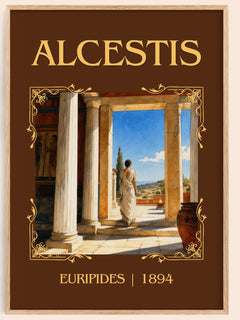 Alcestis Classic Book Art Print by Euripides – book poster
