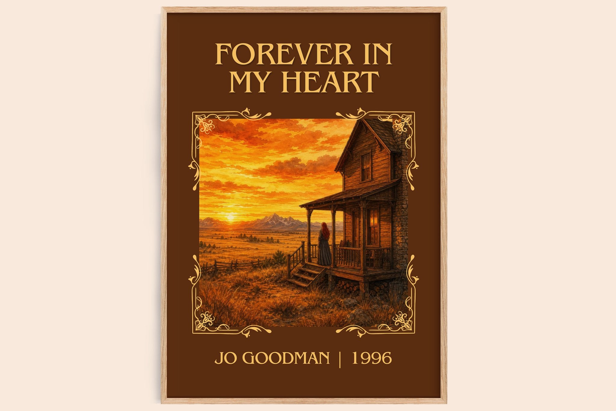 Forever in my heart Classic Book Art Print by Jo Goodman