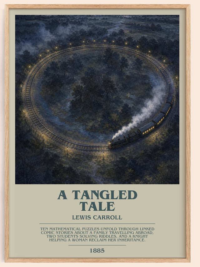 A Tangled Tale Bookish Wall Art by Lewis Carroll