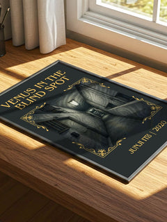 Venus in the Blind Spot Classic Book Art Print by Junji Itō – print on a sunlit desk