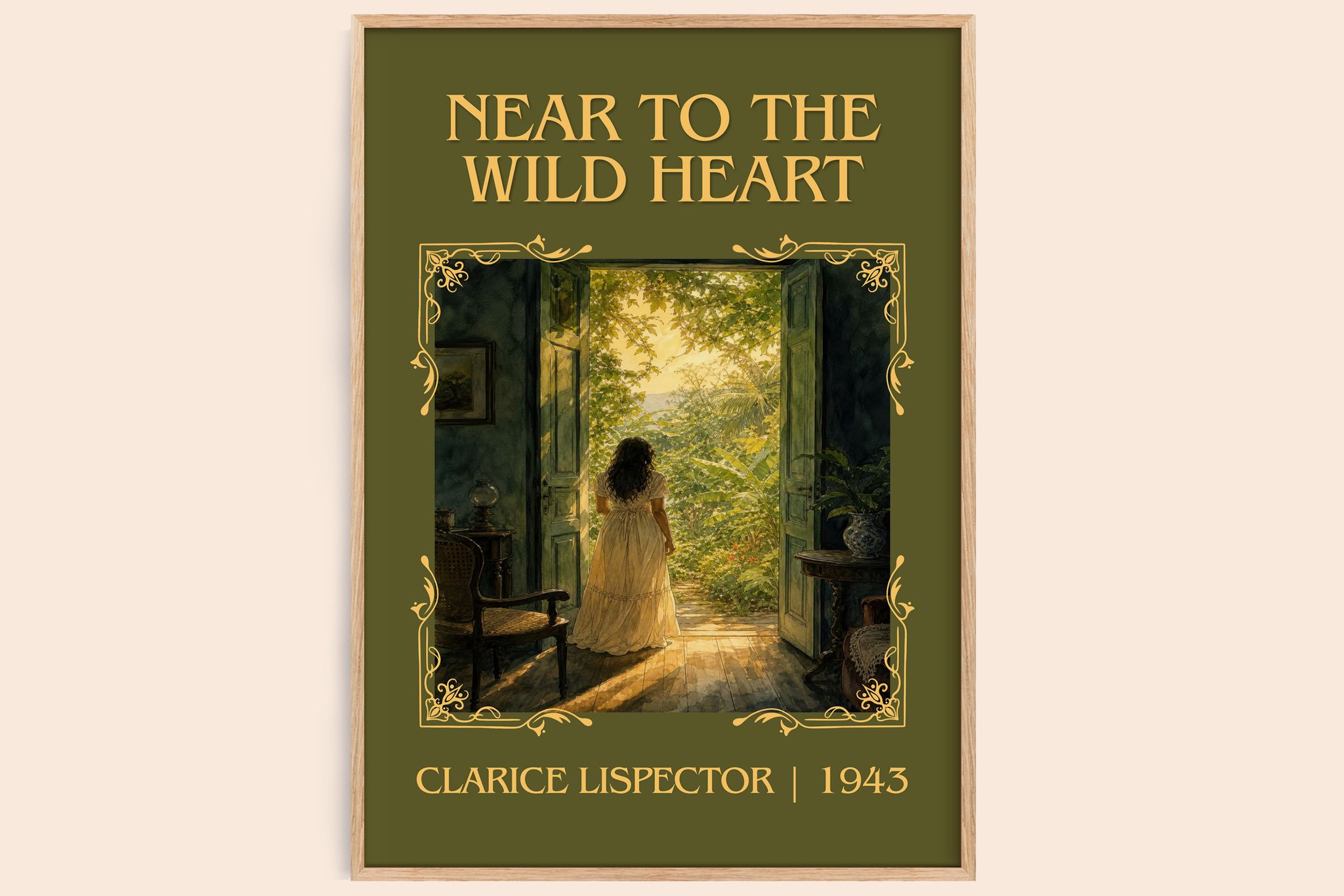 Near to the wild heart Classic Book Art Print by Clarice Lispector