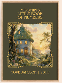 Moomin's little book of numbers Classic Book Art Print by Tove Jansson – book poster