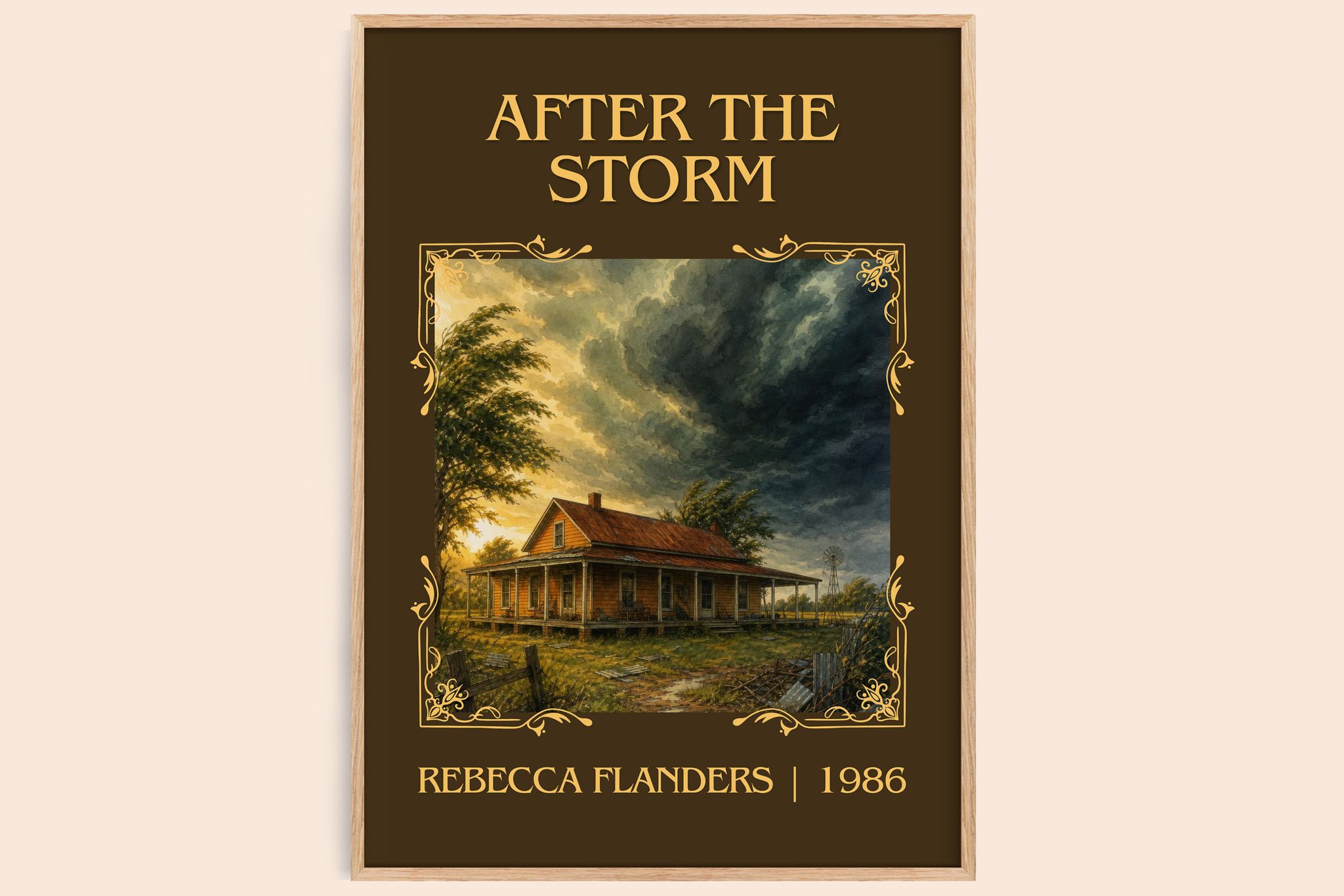 After the Storm Classic Book Art Print by Rebecca Flanders