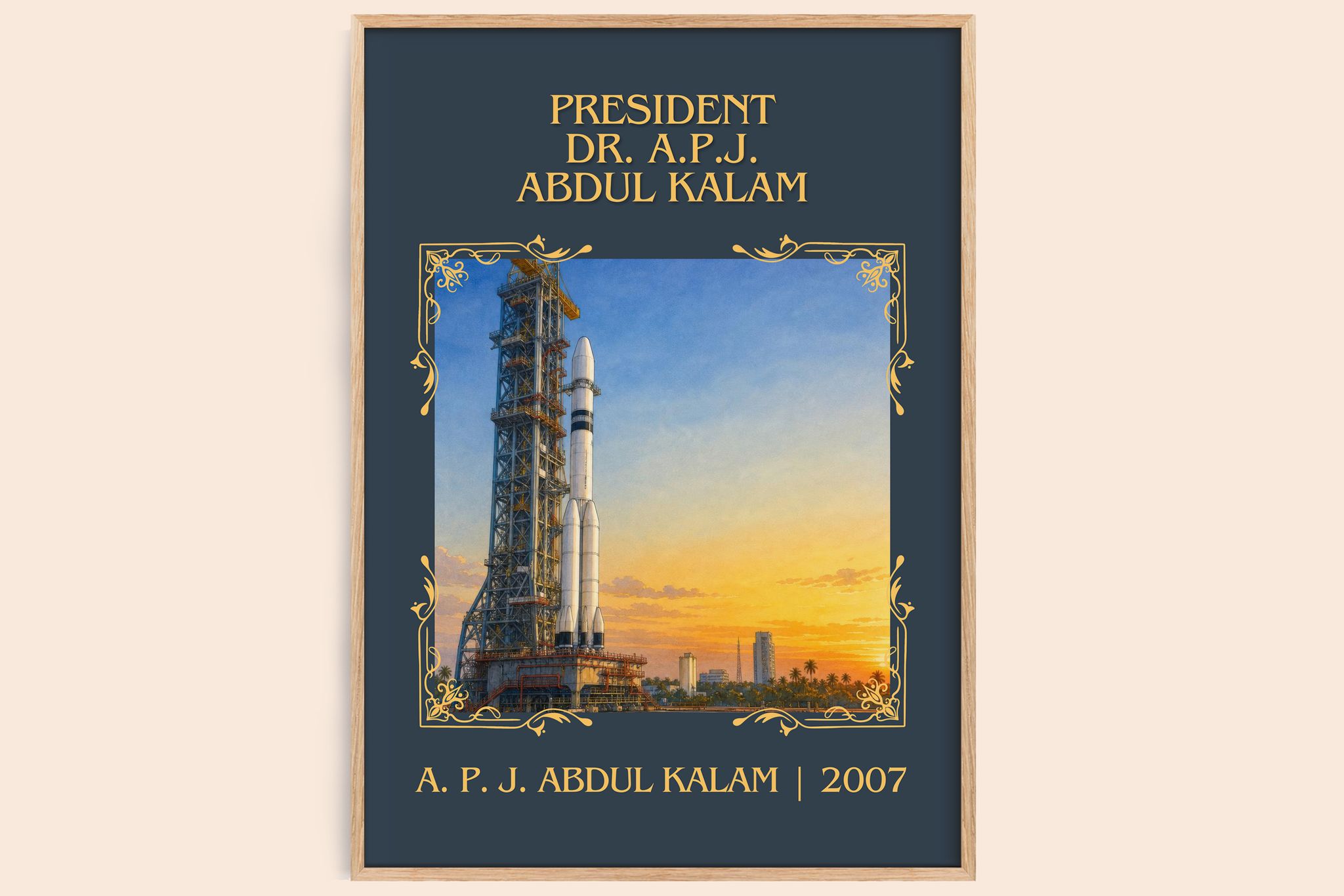 President Dr. A.P.J. Abdul Kalam Classic Book Art Print by A. Kalam